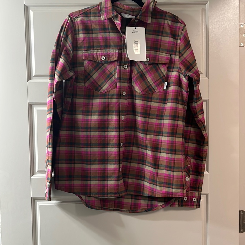 Stio willow mid weight flannel shirt